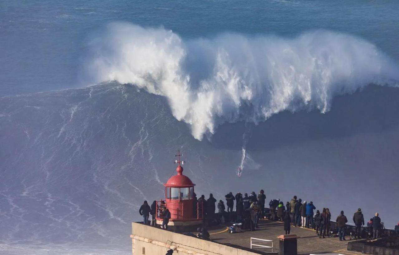 Casa Na Onda Subvila Daire Nazaré Dış mekan fotoğraf